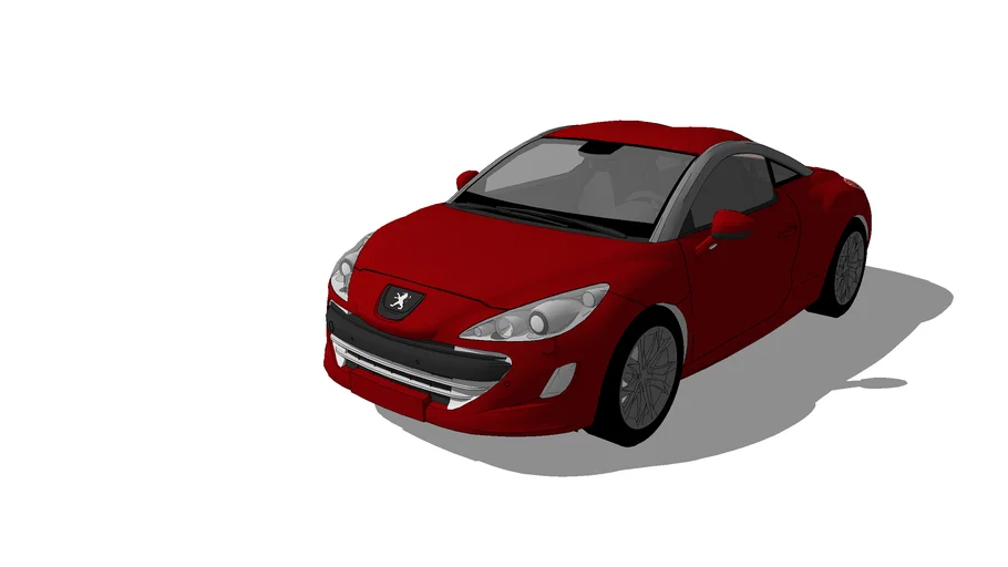 Peugeot RCZ '10, 3D CAD Model Library