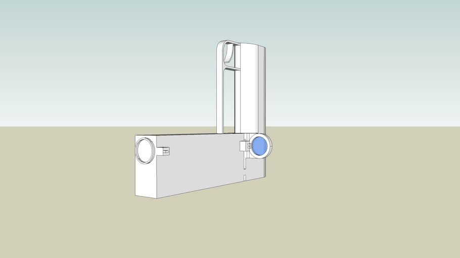 UosideDown Pistol 3D Warehouse