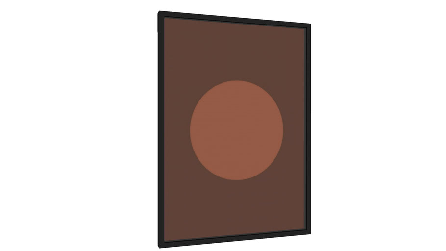 Quadro abstract #9 terracotta - Galeria9, por cics