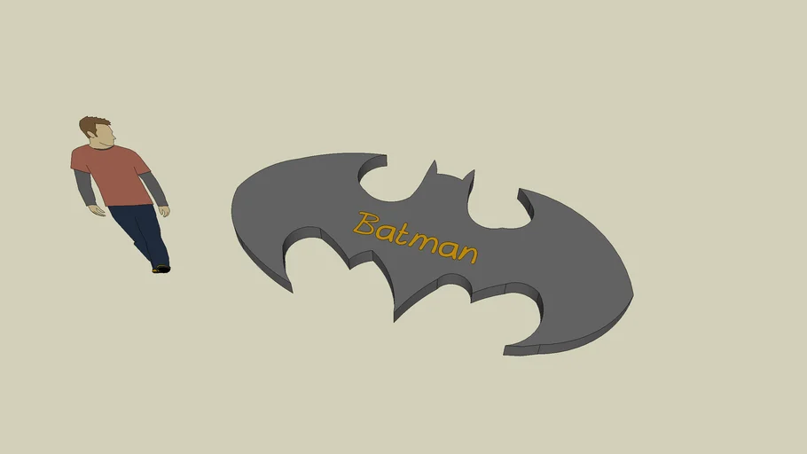 Batman symbol.. lol ^^ | 3D Warehouse
