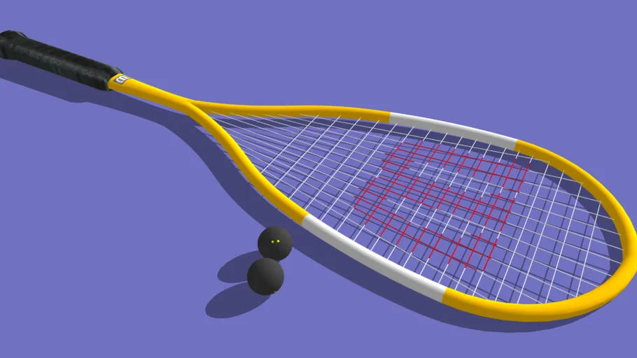 Wilson Squash Racquet | 3D Warehouse