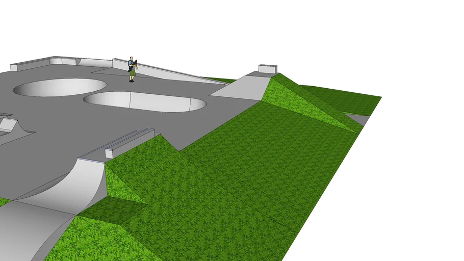 awesome outdoor skatepark