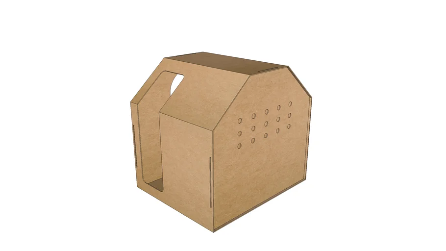 Cardboard cat house 3D Warehouse