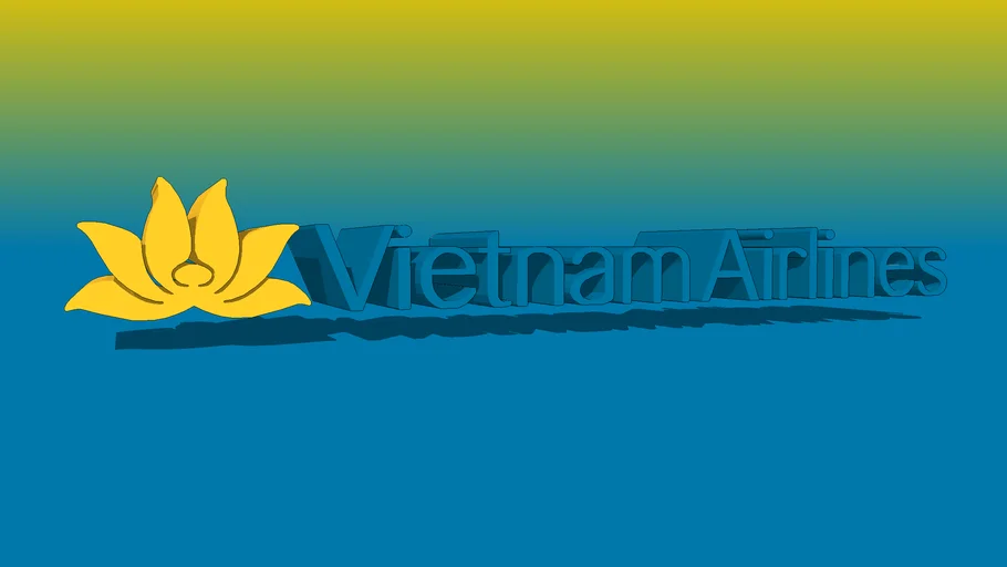 Vietnam Airlines logo (2015) | 3D Warehouse