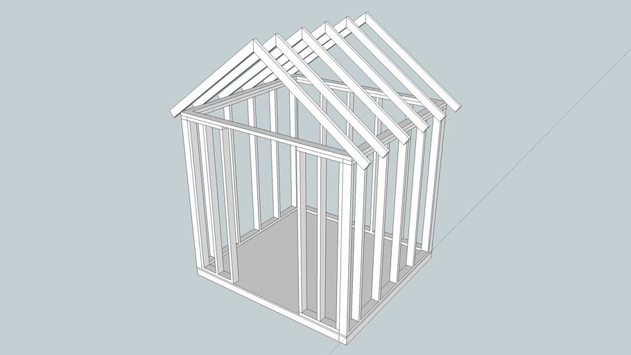 Shed Frame | 3D Warehouse