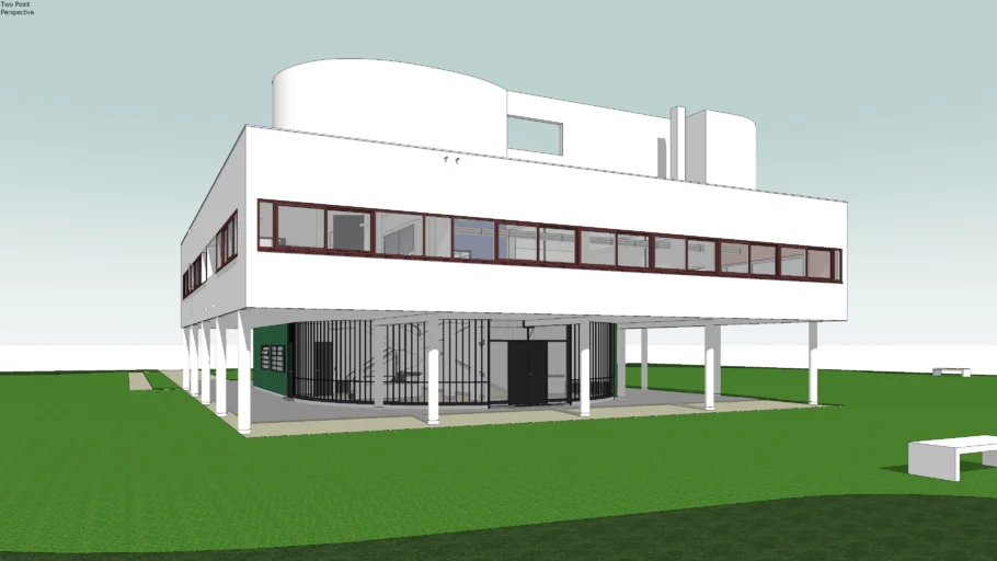 Villa Savoye,  Poissy, France - Le Corbusier