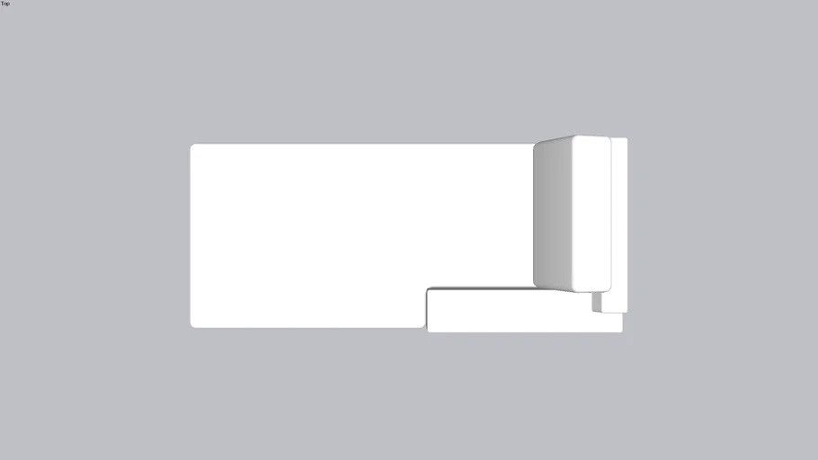 Pottery Barn, Big Sur, return bumper, right 3D Warehouse