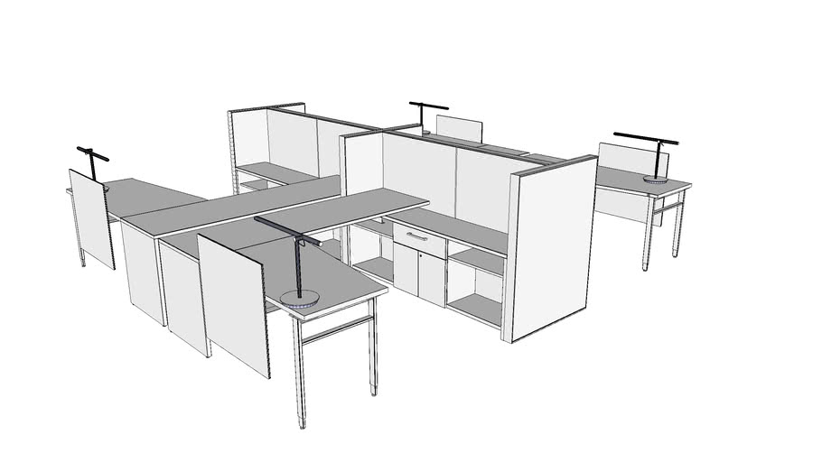 Haworth Compose/Patterns 33 3D Warehouse