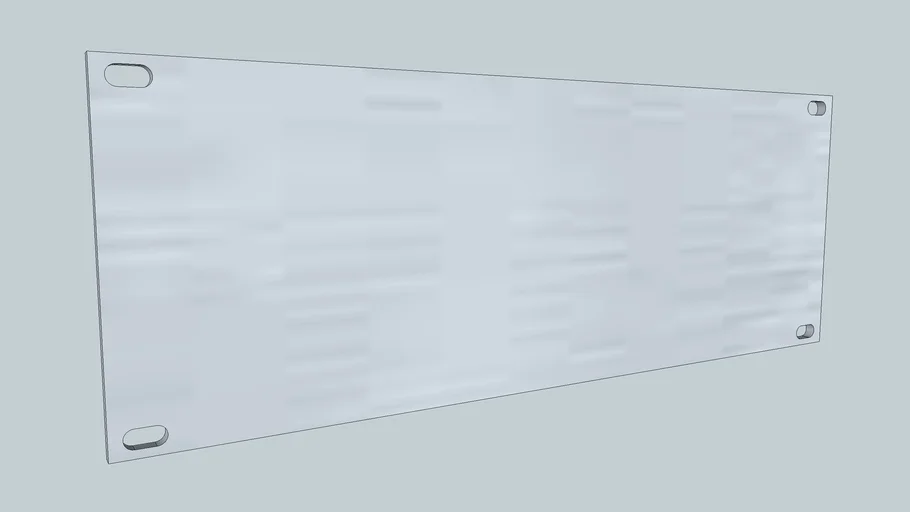 Rack Panel 4RU | 3D Warehouse