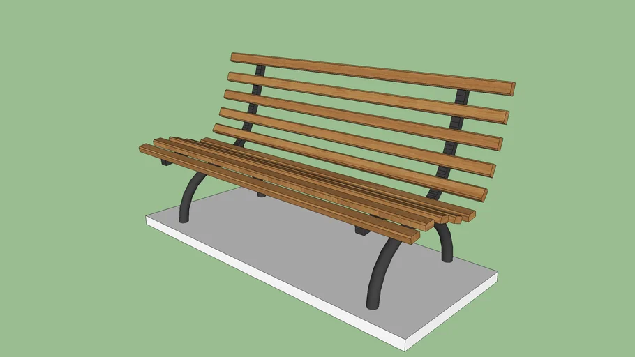 Bench 3 | 3D Warehouse