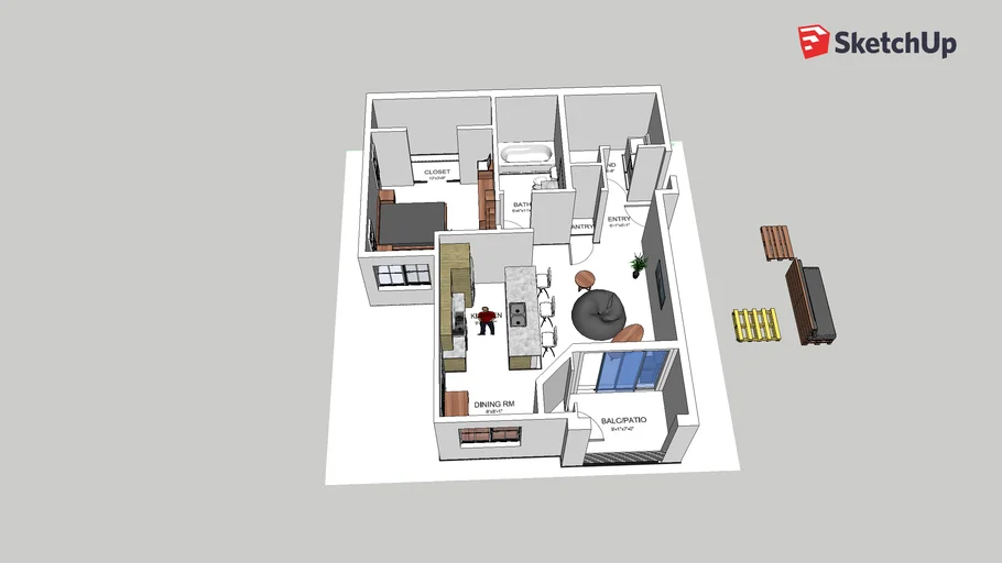 Elysian 1a 2nd/3rd floor | 3D Warehouse