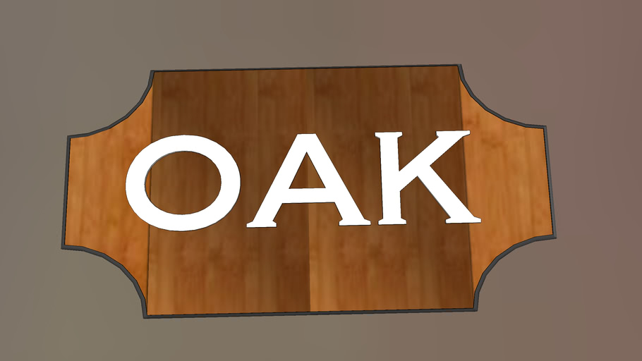 The "Oak" Cabin logo from Twin Pines Camp
