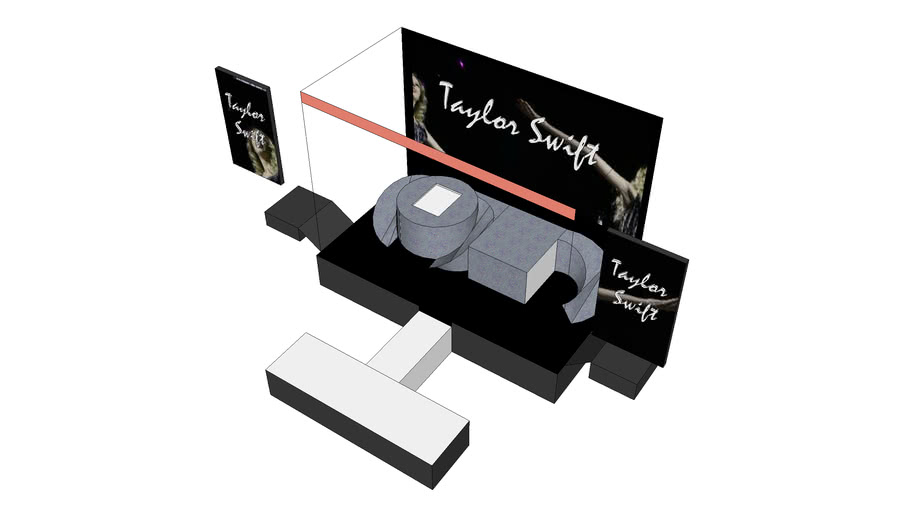 taylor swift fearless tour stage