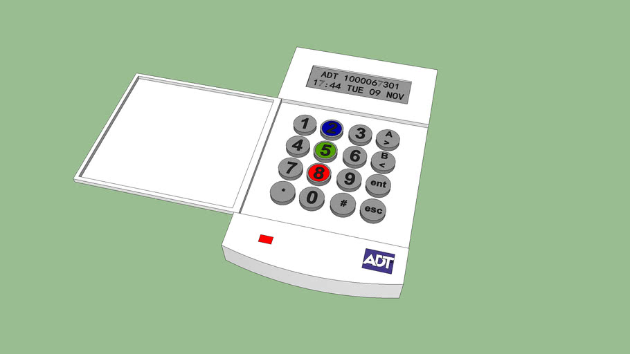 adt-keypad-3d-warehouse