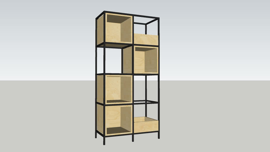 Stacker Shelf 3D Warehouse