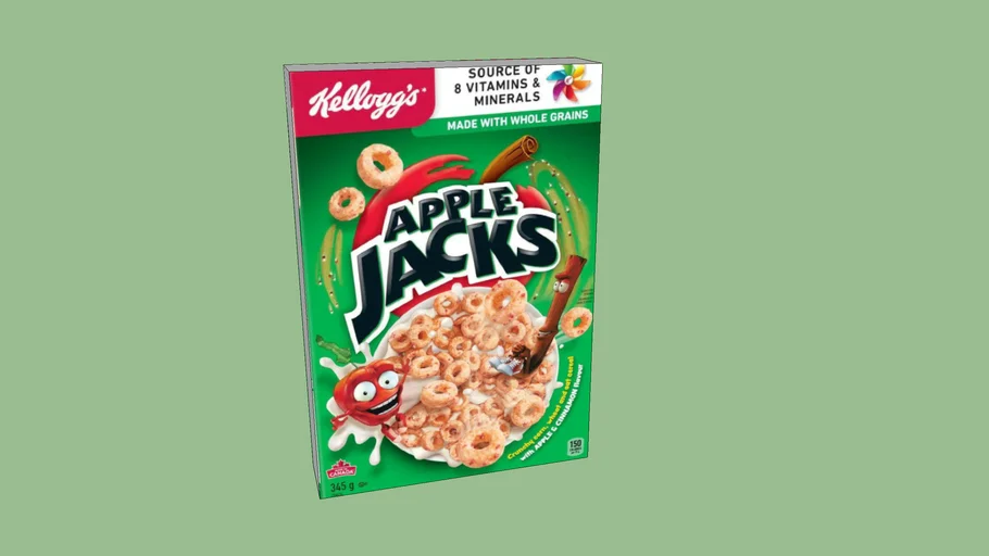 Kellogg's Apple Jacks 3D Warehouse