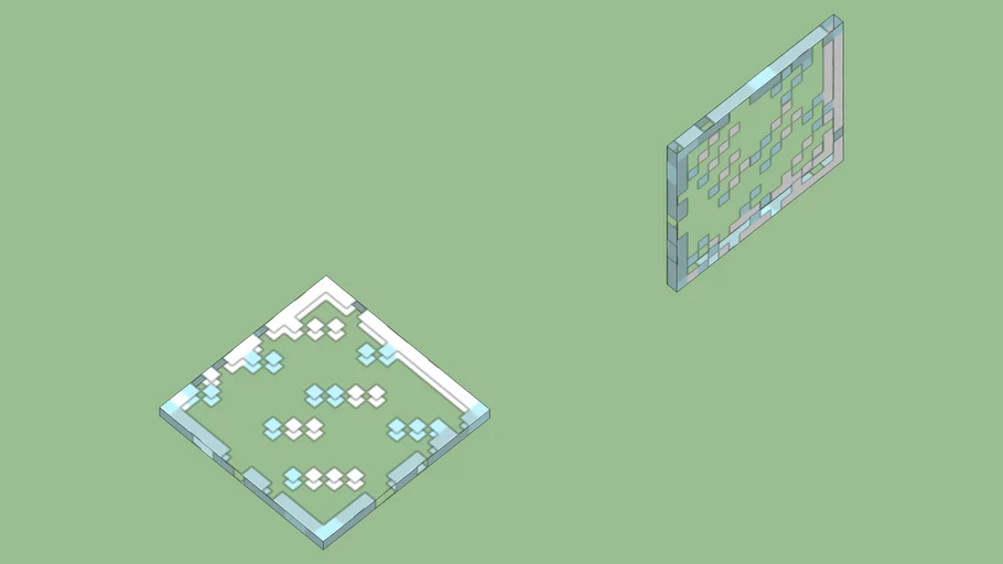 Minecraftpanel o' glass | 3D Warehouse