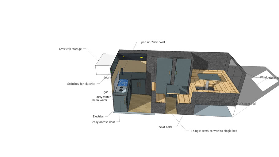 ford jumbo interior layout plan
