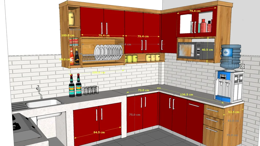 Kitchen Set - - 3D Warehouse