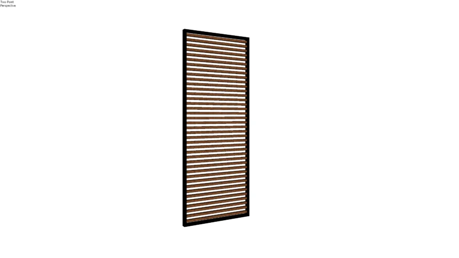 Horizontal louvers