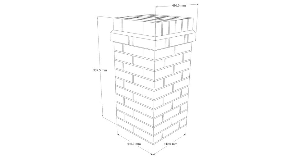 Brick Pier | 3D Warehouse