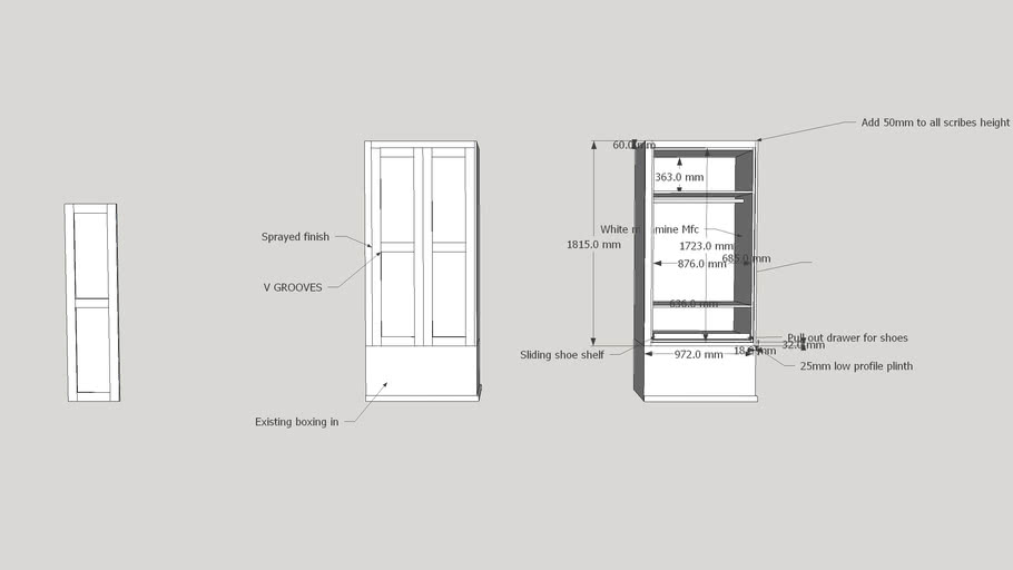 Rani - Wardrobe | 3D Warehouse