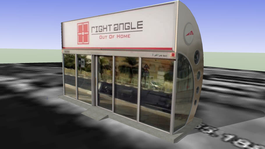 Dubai Bus Stop near Burj Al Arab 3D Warehouse