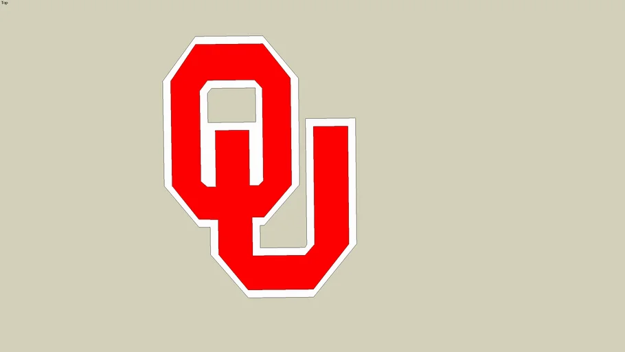 Oklahoma University Sooners Logo | 3D Warehouse