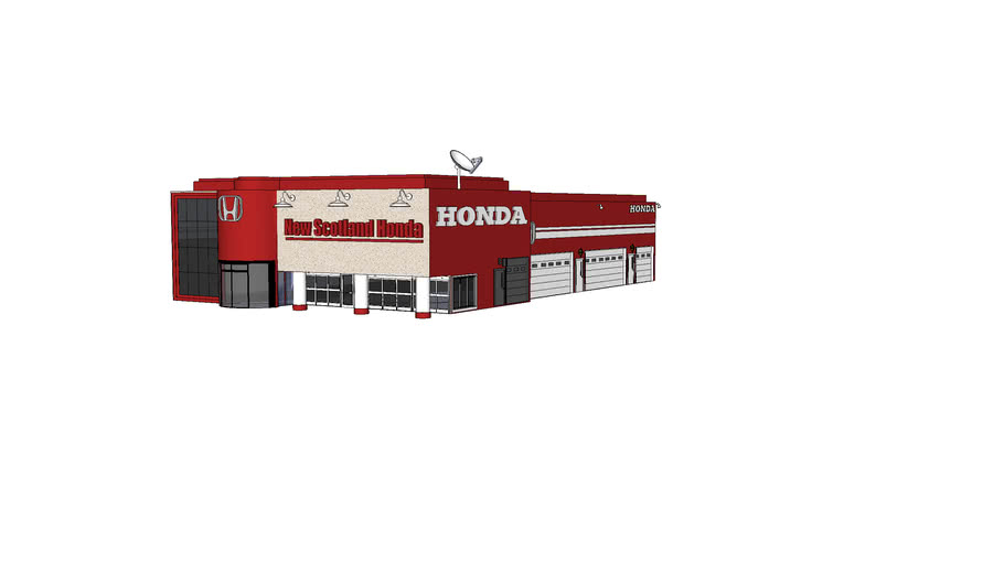 Honda Dealership 3D Warehouse