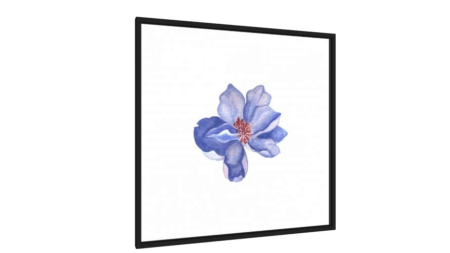 Quadro Flor Azul - Galeria9, por Marcelo Kiesqui