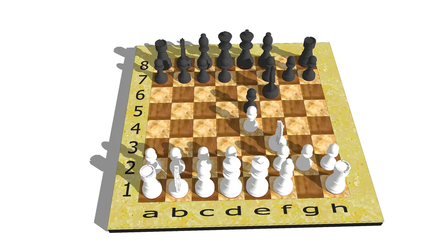 Chess - Open game openings | 3D Warehouse