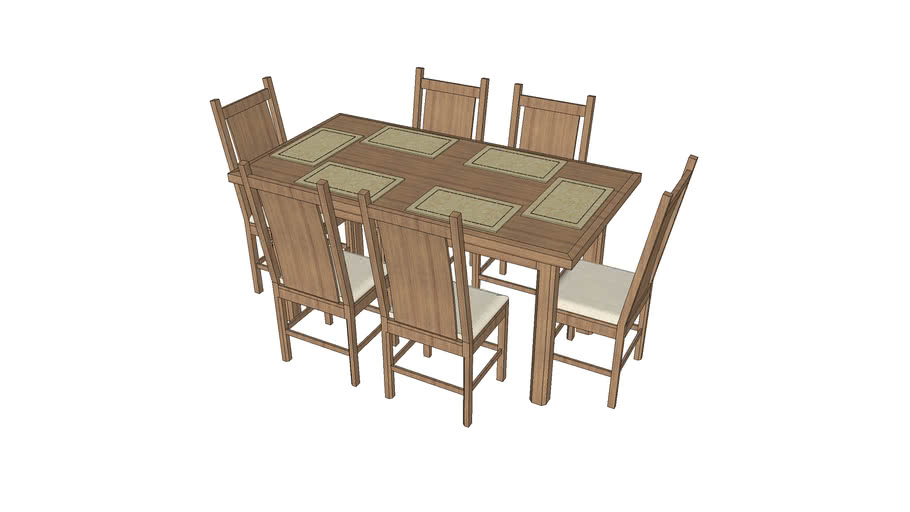 Table for six | 3D Warehouse