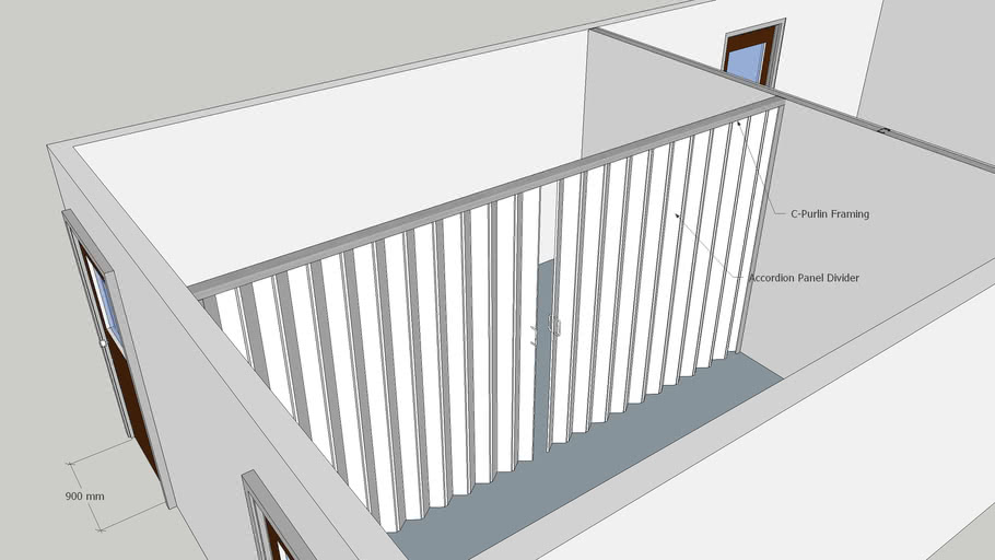 Accordion panel 3D Warehouse