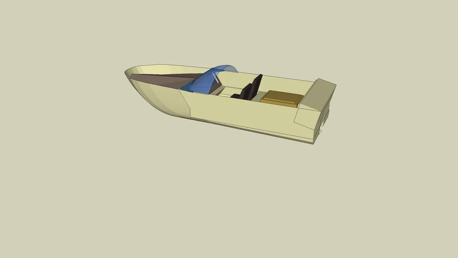 Front boat seat | 3D Warehouse