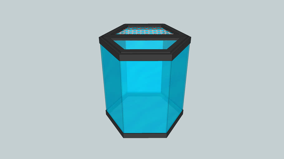 20 Gallon Hexagon Aquarium Tank 3D Warehouse
