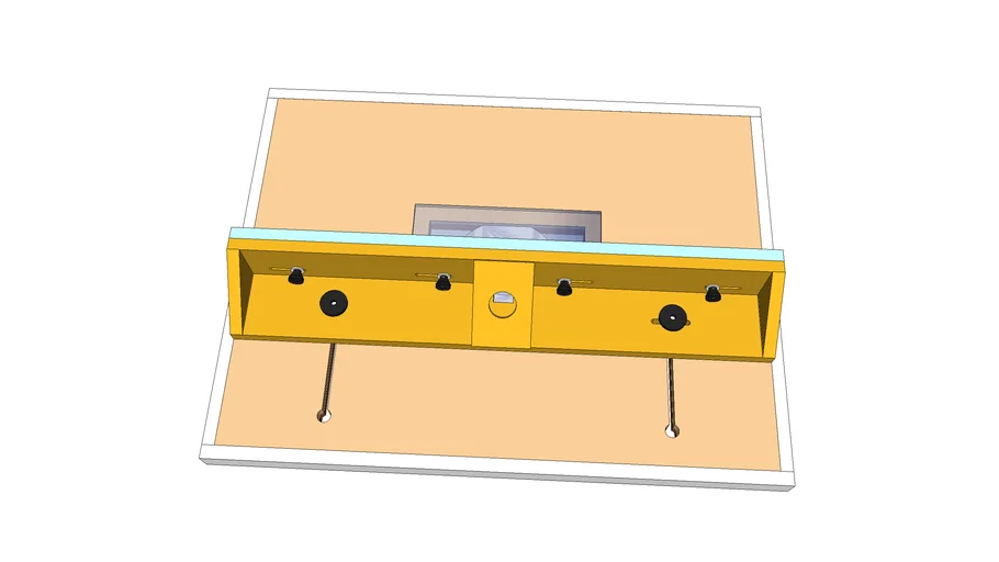 Router Table Top Design Mk4 | 3D Warehouse