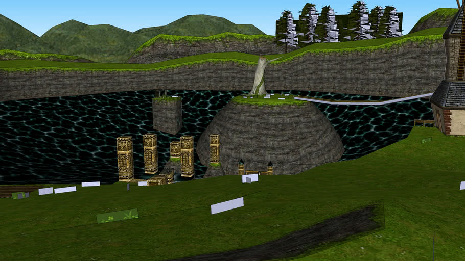 Lake Hylia (Ocarina of Time 3D) 3D Warehouse