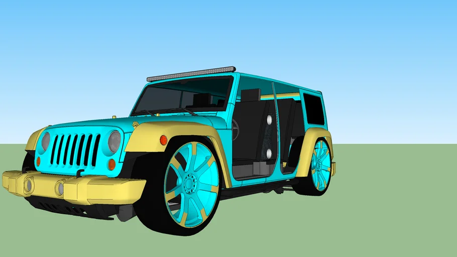 2010 Bagged Jeep | 3D Warehouse