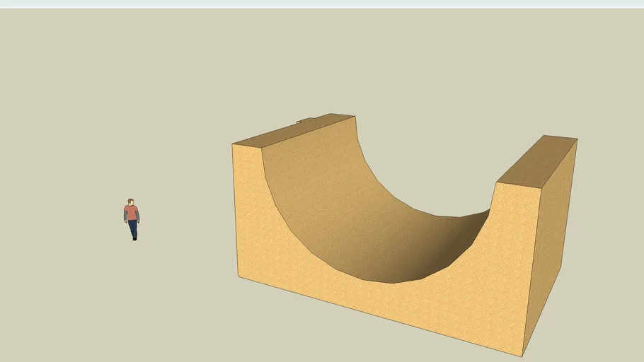 half pipe 3D Warehouse