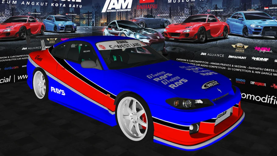 Modifikasi Nissan Silvia S15 1999 Livery Monalisa FF Tokyo Drift