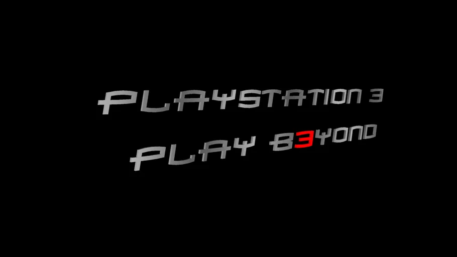 Playstation 3 logo II 3D Warehouse