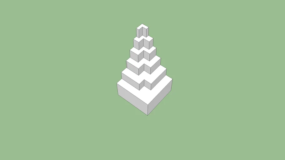 Inverted Staircase | 3D Warehouse