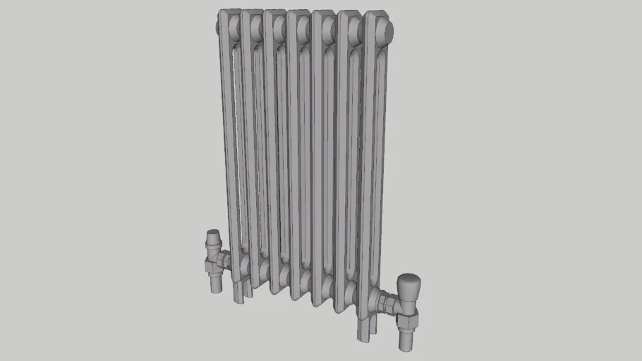 Radiator, cast iron, 2 column DC] | 3D Warehouse