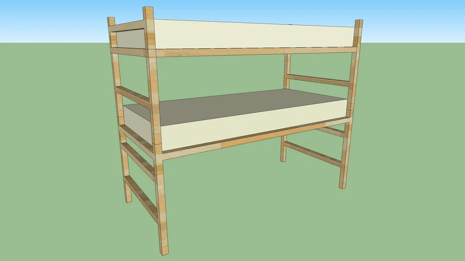 Bunk Bed (Regular Top) | 3D Warehouse