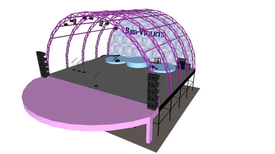 Concert Stage Part 6 3D Warehouse