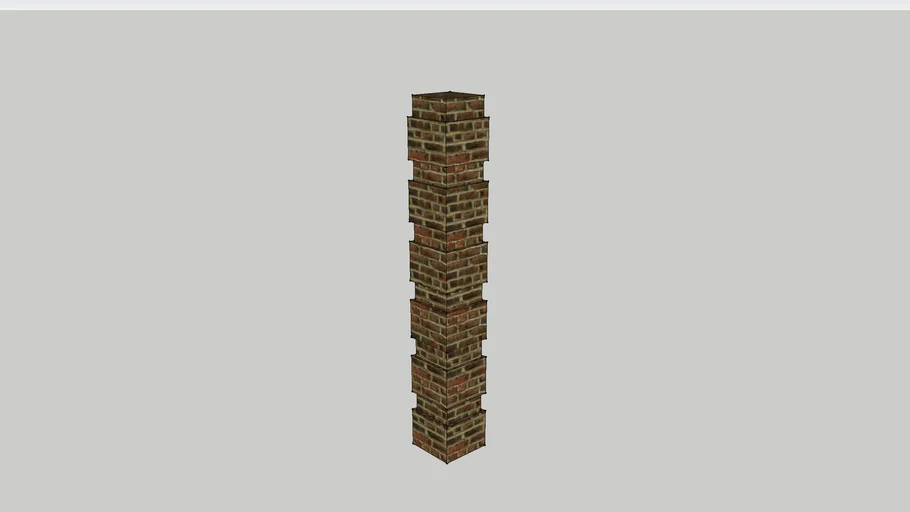 Brick Coin Column 3D Warehouse