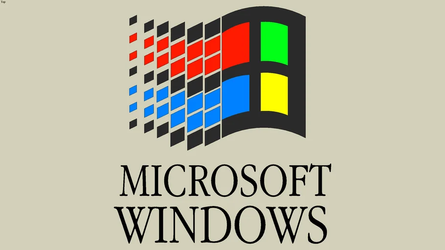 Microsoft WIndows Logo (1992-1994) | 3D Warehouse
