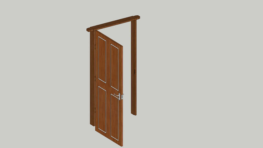 Wood Door | 3D Warehouse