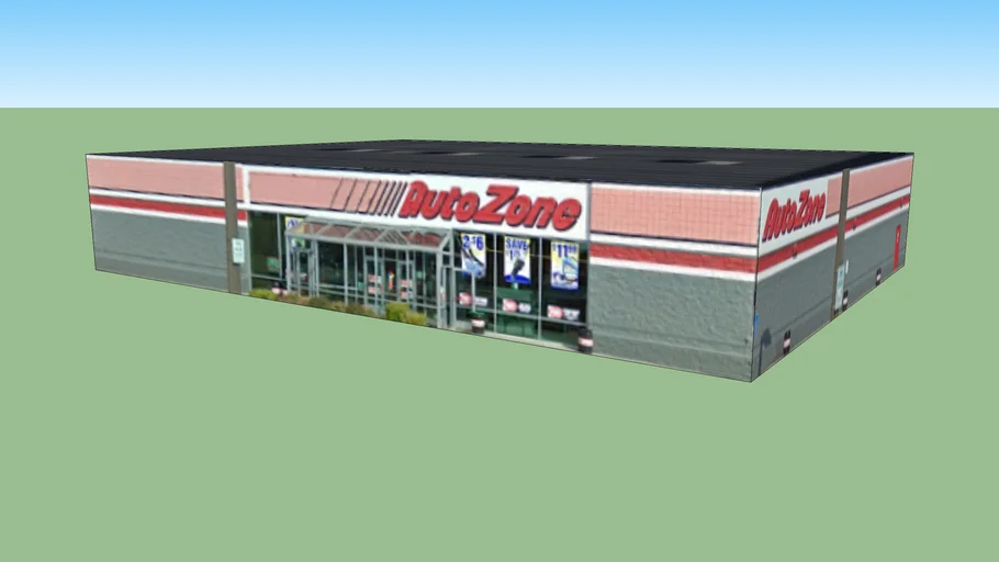 AutoZone in St Paul, MN, USA 3D Warehouse