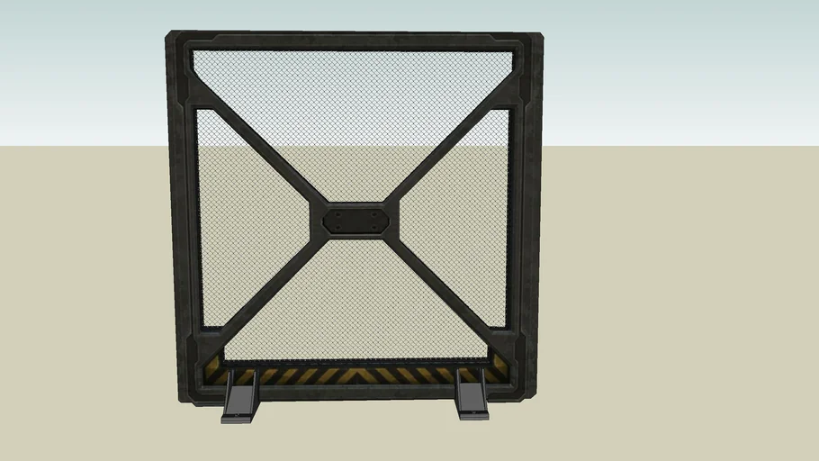 36 halo Fences to use in your models!! 3D Warehouse